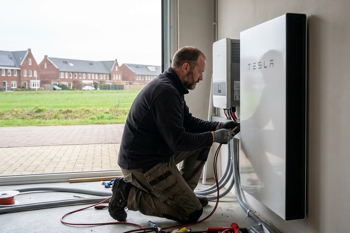 Installateur van thuisbatterijen